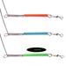 10pcs/bag Ocean Fishing Balance Steel Wire Arms Branches Saltwater Boat Fishing Rigs Connector With Spring Swivel Fishing Tackle_desvips.com