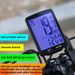 Bicycle 2.8inch Large Screen Chinese English Ultra Bright LED Night Light Bike Speed Tester Wireless Speedometer_desvips.com