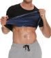 Men's Shapewear Perspiration Tights With Belly Pull-in Blazer Corset Short Sleeves_desvips.com