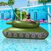Swimming Rings New Inflatable Water Spray Tank Swimming Pool Interactive With Water Gun Tank Style Water Spray Circle Spray Water Gun_desvips.com