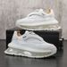 Men S Canvas Daddy Summer Stye Breathabe Trendy Thick Soed Height Increasing Shoes Fu Pam Air Cushion Sports_desvips.com