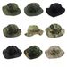 Camouflage Boonie Military Enthusiast Tactical Round Brim Summer Outdoor Hiking Camping Sunshade Sun Protection Fishing_desvips.com