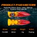 FJORD 80mm 14g Popper Glow Fishing Lure Swimbait Floating Hard Baits Pike Bass Sea Saltwater Surface Walker Fishing Supplies_desvips.com