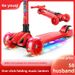 Baby Children's 2-12 Years Old Kids Flashing Wheel Kick Scooter Beginner_desvips.com