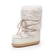 1030 Cross-Border Export Foreign Trade Russia 2025 Winter Space Lamb Wool Style Moon Snow Boots For Women_desvips.com