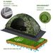Outdoor Camouflage UV Protection Waterproof One Person Tent For Camping Hiking_desvips.com