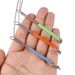 10pcs/bag Ocean Fishing Balance Steel Wire Arms Branches Saltwater Boat Fishing Rigs Connector With Spring Swivel Fishing Tackle_desvips.com