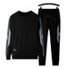 Men's Clothing Autumn Large Size Sweatshirt Men's Round Neck Casual Suit Sports Running Two piece Set Pullover Long Sleeve Men's Sweatpants_desvips.com