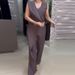 Women's Clothing Summer New Fashion Layered Solid Color Wide leg Jumpsuit Women's Clothing_desvips.com