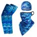Unbeatable Quality Sunscreen Sleeve Sports Cycling Hat Helmet Inner Tank Cap Ice Silk Ear Hanging Triangle Scarf 3-Piece Combination_desvips.com