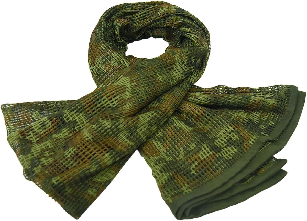 HYOUT Tactical Neck Scarves Woodland Camo Scarf Desert Shemagh For Outdoor Sports_desvips.com