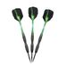3pcs Of Metal High-grade Steel 20g Competition Training Carved Darts Rod Green Wing Entertainment_desvips.com