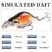 ABS Plastic Hard Bait Ten Colors Sinking Mini Micro Object Small Fat Man Minnow Bait 4.4cm3.5g Strengthened Three Hooks_desvips.com