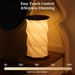 Portable Rechargeable Touch Dimmer Foldable Paper Lamp With Warm Light For Bedroom Living Room Travel Gifts For Women Men And Couples_desvips.com