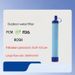 Camping Emergency Purification Straw Survival Filter Outdoor Direct Drinking Individual Water Purifier Portable Hiking_desvips.com
