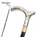 Golden White Plum Blossom Flower Fashion Stick Decorative Stick Cospaly Vintage Cane Crosier 95cm Performance Stage Cane_desvips.com