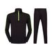 Man's Clothing Half Zip Tracksuit Warm Tracksuit Running Training Bodysuit_desvips.com