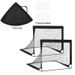 Kids Pop-Up Soccer Goal - Portable Foldable Football Net With Carry Bag For Indoor/Outdoor Training_desvips.com