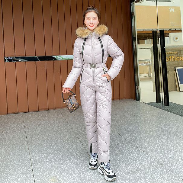 Sports & Outdoor Warm Femininity Coat Women's Autumn And Winter Ski Suit Jacket Hoodie Outdoor Fashion Sports Ladies Jumpsuit_desvips.com