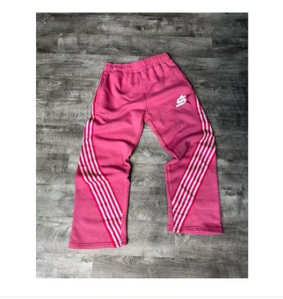 2025 New Trendy Line Series S Print Youth Casual Wide-Leg Pants_desvips.com