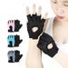 Wear-resistant Fitness Silicone Non-slip Breathable Colorful Half-finger Weightlifting Sports Cycling Gloves_desvips.com