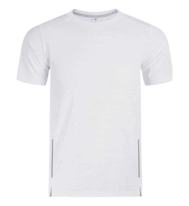 Men's Clothing Sports Polo Shirt Short-Sleeved Quick-Drying Clothing Breathable Round Neck T-Shirt Fitness Running Training Clothing _desvips.com