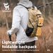 Qunature Folding Hiking Portable Lightweight Travel Double Shoulder Bag Storage Lock Buckle Wear-resistant Backpack_desvips.com