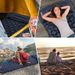 WESTTUNE Camping Inflatable Mattress Ultralight Outdoor Sleeping Pad With Pillow Built-in Pump Air Mat For Backpacking_desvips.com