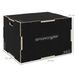 Plyo-Box/Sprungbox, Robust, 76x61x51 Cm, Schwarz, Griff 10x3,5 Cm, Bis 120 Kg_desvips.com