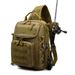 Outdoor Camouflage Single And Double Shoulder Dual-purpose Large-capacity Storage Bag, Tactical Crossbody Bag, Mountain Climbing And Wild Fishing Bag_desvips.com