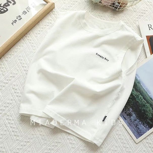 Summer New Child's Sleeveless Versatile Round-neck Baby Casual Vest, Lightweight T-shirt For Toddlers And Young_desvips.com