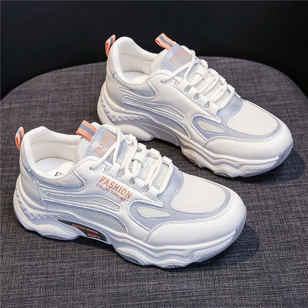 2026 New Women's Dad Breathable, Casual, Fashionable, Versatile Student Shoes, Comfortable Soft-soled Running Sneakers_desvips.com