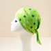 LazyZoom Polyester Green St. Patrick's Day Square Clover Headscarf Outdoor Cycling Mask Triangle Scarf 55cm_desvips.com