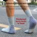 Sports Terry Towel Bottom Mid-Calf Outdoor Hiking Professional Grade Running Socks_desvips.com