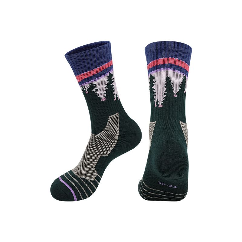 In-stock Cross-border Professional Breathable Merino Wool Socks, Non-slip Mid-calf Outdoor Hiking Sports Socks Wholesale_desvips.com