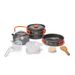 Camping Cookware Outdoor Pot Set Combination Camping Aluminum Teapot Cooker 2 3 People Anti Scalding Set HK 310 Non Stick Pot Kettle_desvips.com