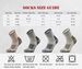 Men's Merino Wool Moisture Wicking Outdoor Thicken Warm Hiking Heavy Cushion Quarter Socks 4 Pairs Euro Size 43-46_desvips.com