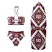 New Two-piece Swimsuit Women Fashion Sexy High-waisted Suit_desvips.com