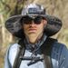Men's Solar-Powered Cooling Hat With Wide Brim - High-Speed Fan & Rechargeable Battery For Outdoor Fishing/Hiking_desvips.com