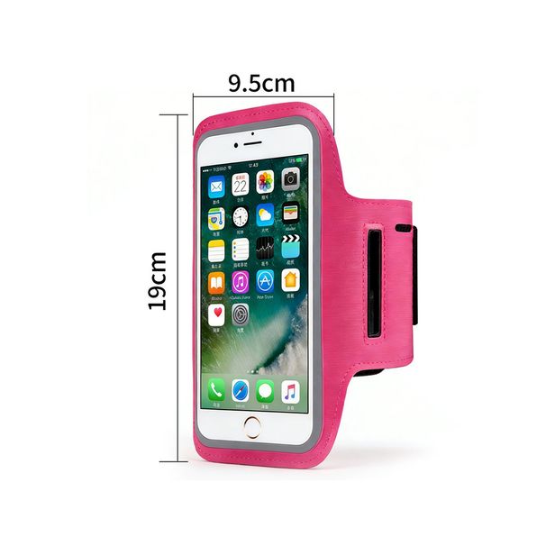 Running Phone Armband,Breathable Neoprene Sports Arm Band Phone Holder For 7 Inch Smartphone Jogging Gym Workout_desvips.com