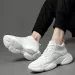 Summer New Style Fashion Sneakers Man Elevator Height Increase Insole 8cm White Black Taller Shoes Men Breathable_desvips.com