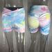 Summer Women Sexy Tie-Dye Side Tie Sports Shorts Nightclub Hip-Lifting Plus Size_desvips.com