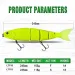 Giant Balam Lure 245 Swimbaits Fishing Jointed Lures Floating Sinking For Big Bait Pike Wobbler GiantBait Balam245 Lure_desvips.com