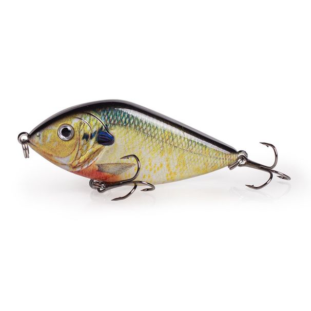 Hanlin New 70mm/14.5g Musky Jerkbait Fishing Lures Rattle Glide Artificial Sinking Wobbler Baits Fishing For Pike Bass Tackle_desvips.com