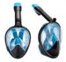 New silicone full dry anti-fog breathing tube adult full face big frame snorkeling mask diving goggles_desvips.com