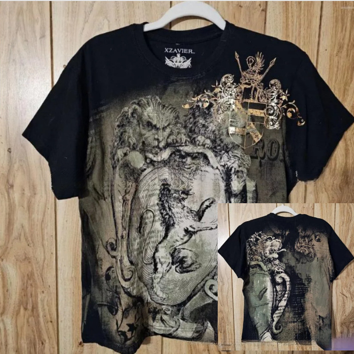 2025 New T-Shirt Short Sleeve American Style Letter High Street Fashion Top Versatile_desvips.com