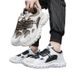 Autumn New Breathable White Men's Versatile Thick-Soled Non-Slip Sports Casual Dad Trendy Shoes_desvips.com