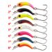 Lure Bait Micro Bow Floating Water Minnow 4cm/1.4g Ring Bead Sharp Single Hook Horse Mouth White Stripe Fish Bait_desvips.com