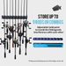 Wall-mounted Rack, Display Stand, Fishing Rod Storage Rack_desvips.com