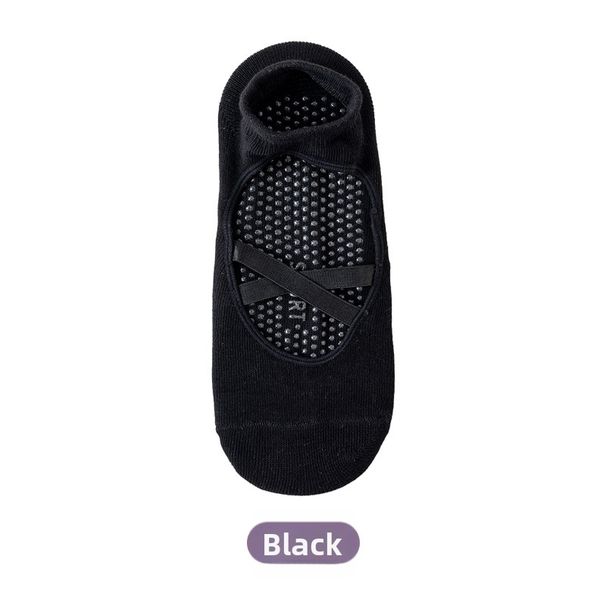 Women's Yoga Pilates Socks Non-Slip Short Cotton Sports Floor Socks For All Season Fitness And Dance_desvips.com